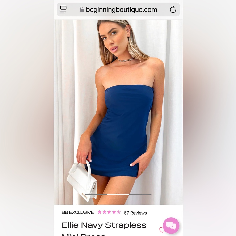 NWT Beginning boutique Ellie dress size 0